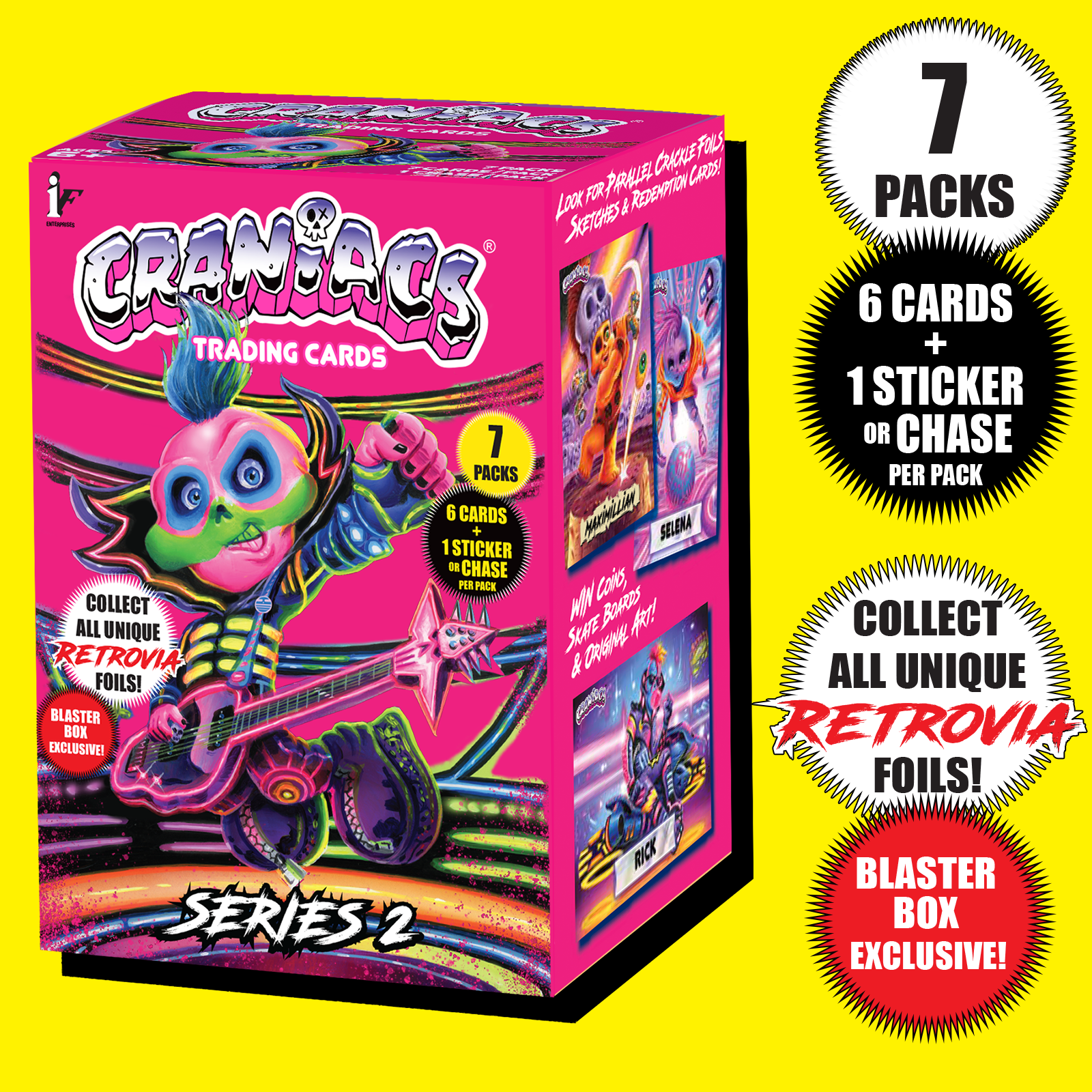 CRANIACS Series 2 Trading Cards – Blaster Box