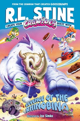 Revenge of the Rhinobino book cover — Create Your Craniacs Quest by R.L. Stine